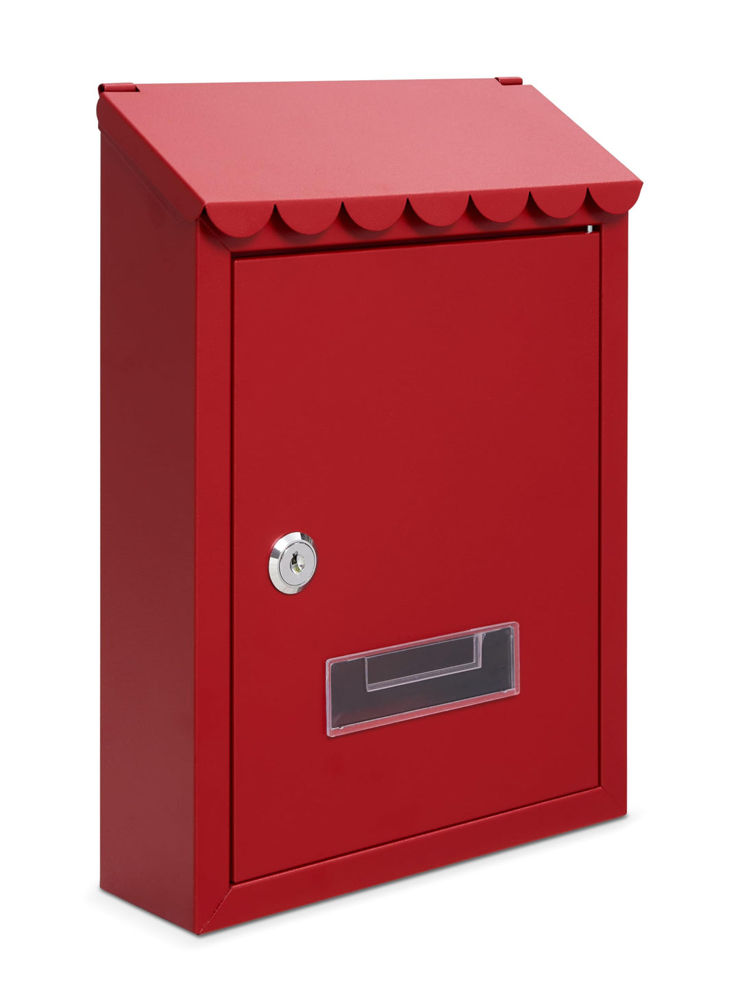 Assorted Collections Wandbriefkasten, verzinkter Stahl, abschliessbarer Briefkasten mit 2 Schlüsseln