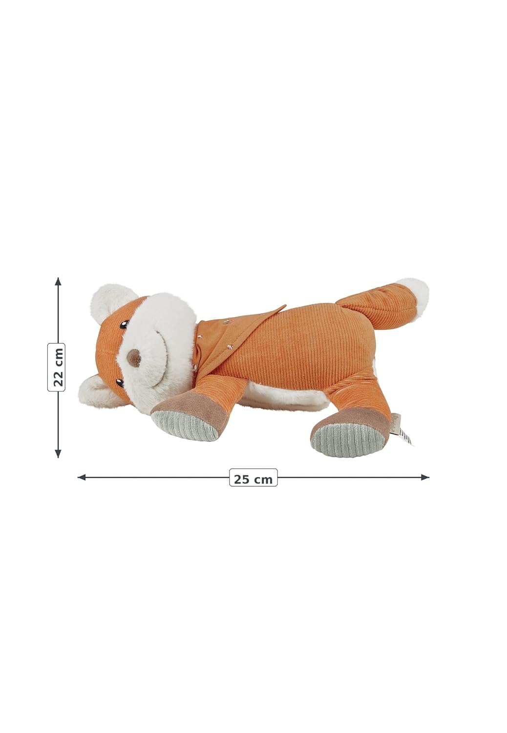 Sterntaler Einschlafhilfe mit Sound-Modul Fuchs Filou - Schlaf Gut Figur aus weichem Cord &amp; Flausch