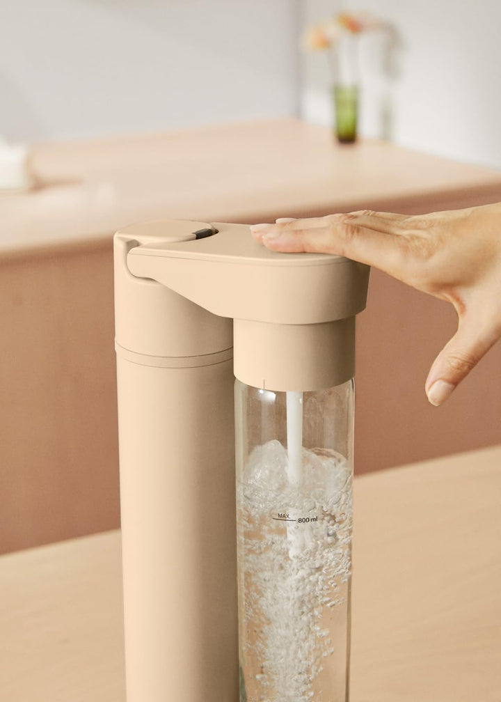 CREATE/SODA MAKER STUDIO/Wassersprudler 1L Sand/Keine CO2-Flaschen enthalten, kohlensäurehaltig in 4