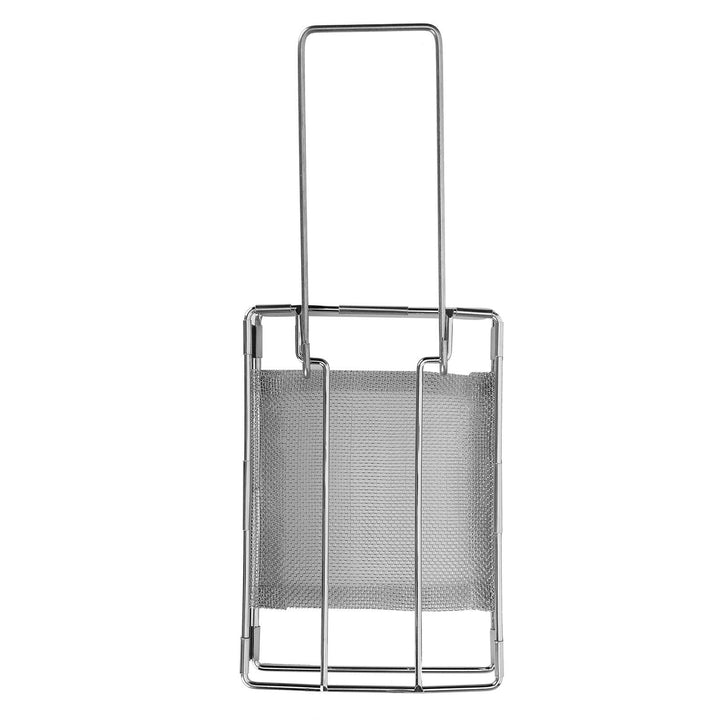 Camping Toaster Rack, 304 Edelstahl Toastständer Backblech, Tragbarer Camping Kocher Toaster für BBQ