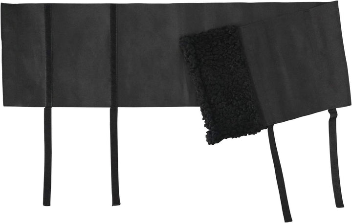Harrison Howard Sporenschutz Bauchgurt Schutz vor Spuren von Sporen Hautschutz, Schwarz,Grösse XL XL