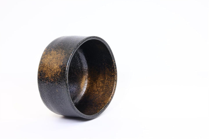 Product of Gifu Japan Japanische Handgefertigte Matcha-Tee-Schale Schwarz, Grüner Tee Zeremonie, Aut