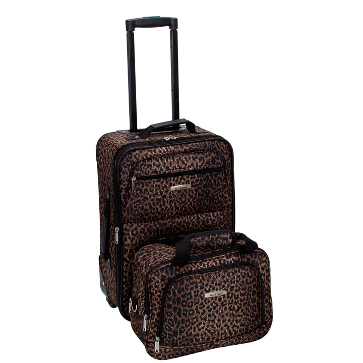 Rockland Fashion Softside Gepäck-Set, aufrecht stehend, Leopard, Einheitsgrösse, Fashion Softside Ge