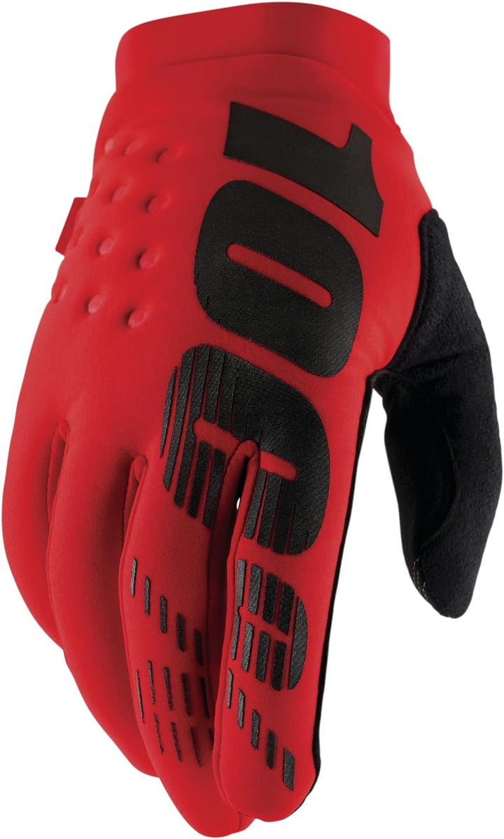 Générique Unisex 100% 2021 Brisker Gants Pour Temps Froid Handschuhe, Rouge, M