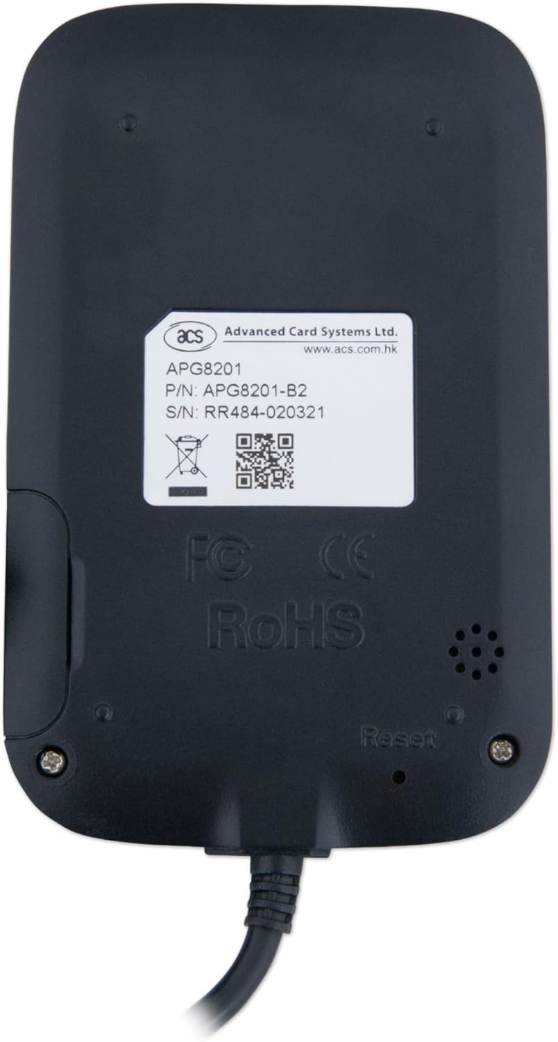 ACS APG8201-B2 Sicherheits-Pinpad Chipkartenleser USB Smart Card Reader Writer Keypad eID ID Identit