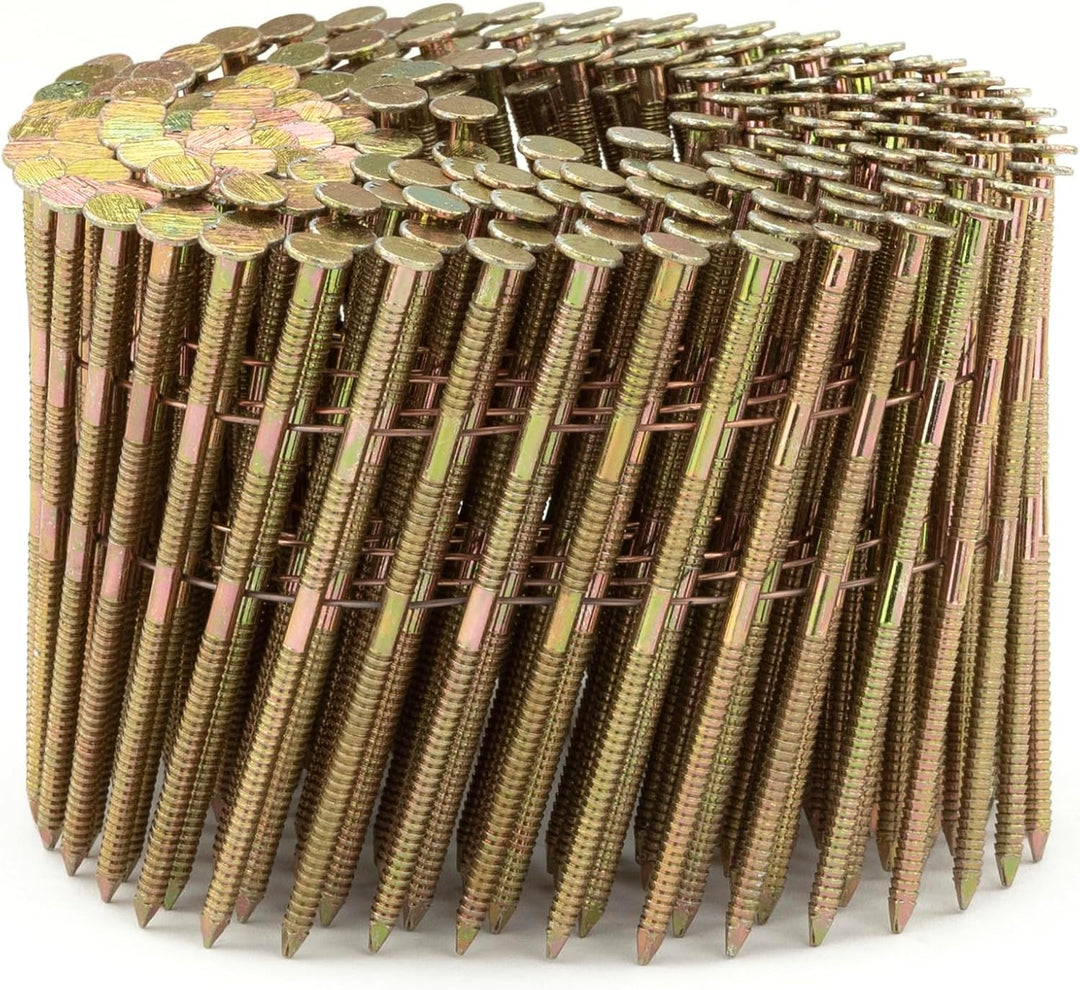 TACWISE 1762 Extra Verzinkte, Flache Coilnägel, Typ 2,8/75 mm, Diamantspitze, Ringschaft, 16° Geneig