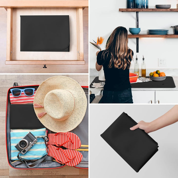 FLASLD Grill Pit Matte, 81 x 152 cm Grillmatte unter dem Schreibtisch, doppelseitige feuerfeste ölbe