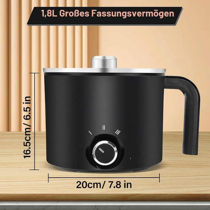 Elektrischer Wachsschmelzer 1,8L | Kerzen Selber Machen Set mit Zubehör | Wachsschmelzgerät für Soja