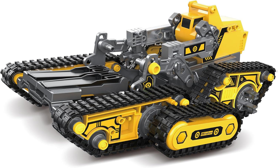 Revell Engineers I 4in1 Engineering Vehicle I Mit Fernsteuerung I 176 Teile I 4 Modellvarianten ohne