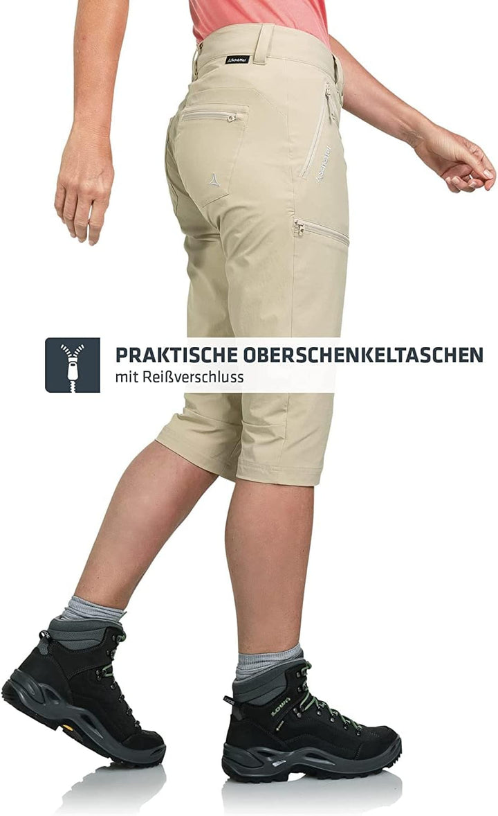 Schöffel Damen Pants Caracas2, leichte und kühlende Wanderhose aus elastischem Stoff, vielseitige Ou
