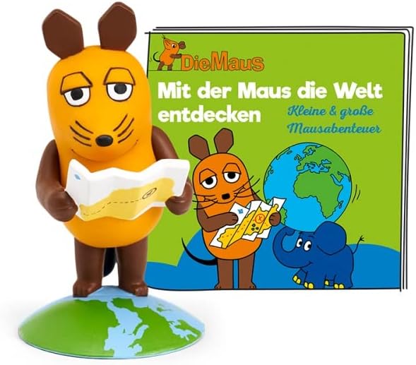 tonies Hörfiguren für Toniebox, Die Maus – Mit der Maus die Welt entdecken, Hörspiel mit Liedern für