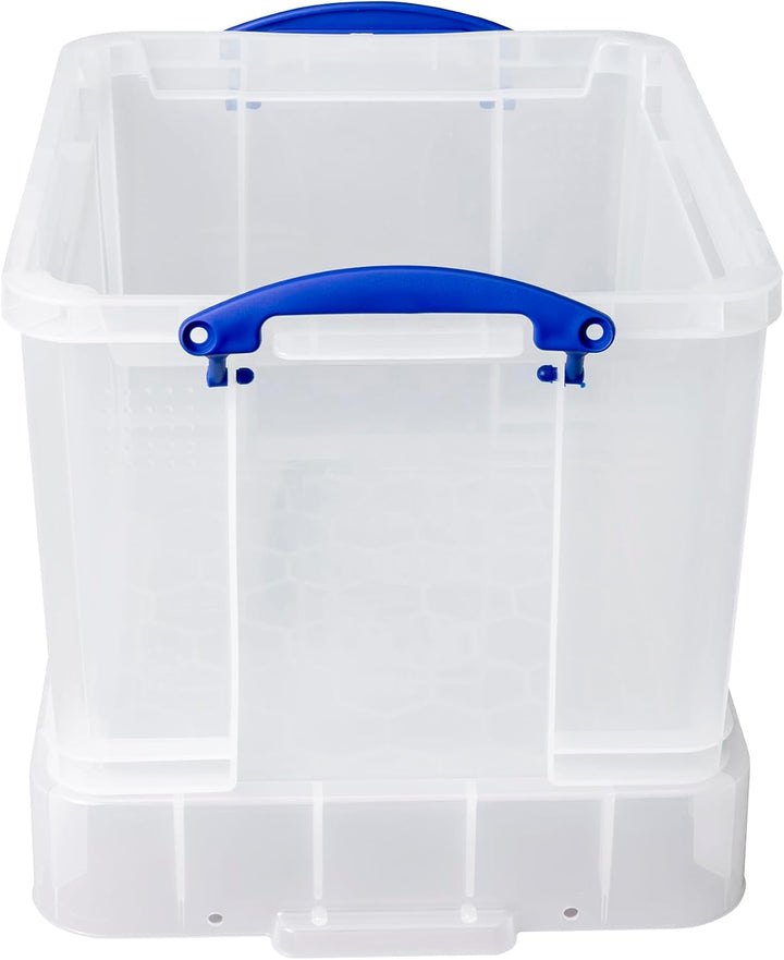 Really Useful Aufbewahrungsbox, 35 Liter, Grösse XL, transparent