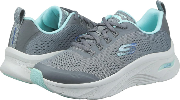 Skechers Accelerate 13011 BKPR Damen Sportschuhe 37 EU Graues Aquamarin, 37 EU Graues Aquamarin