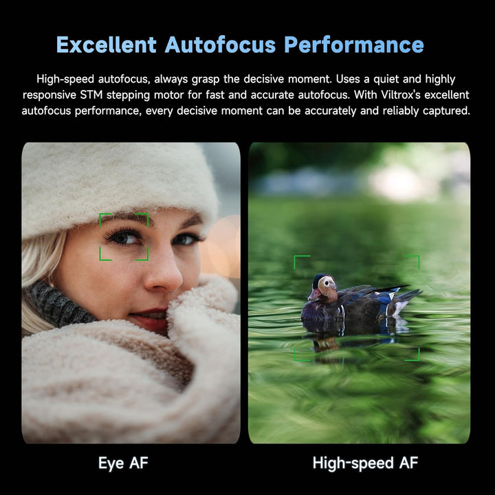VILTROX 75mm f/1.2 XF-Objektiv für Fuji-X-Mount, F1.2 Weitwinkel-APS-C-Festbrennweitenobjektiv für F