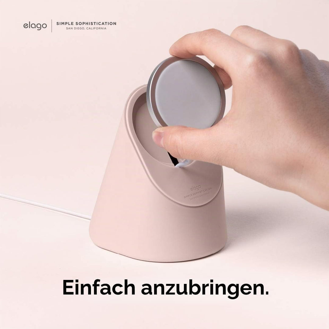 elago MS1 Ladestation Kompatibel mit MagSafe Ladegerät, Premium Ständer Kompatibel mit iPhone 15, 14