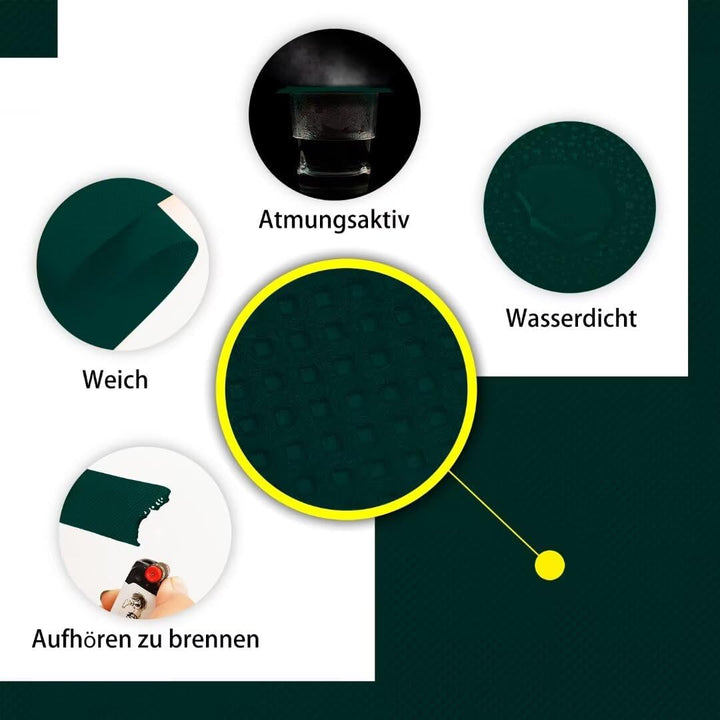 Tischdeckenrolle, 1.18 × 45M, Dunkelgrün, Einweg Vlies Stoffähnlich Tischdecke Rolle, Meterware Tisc