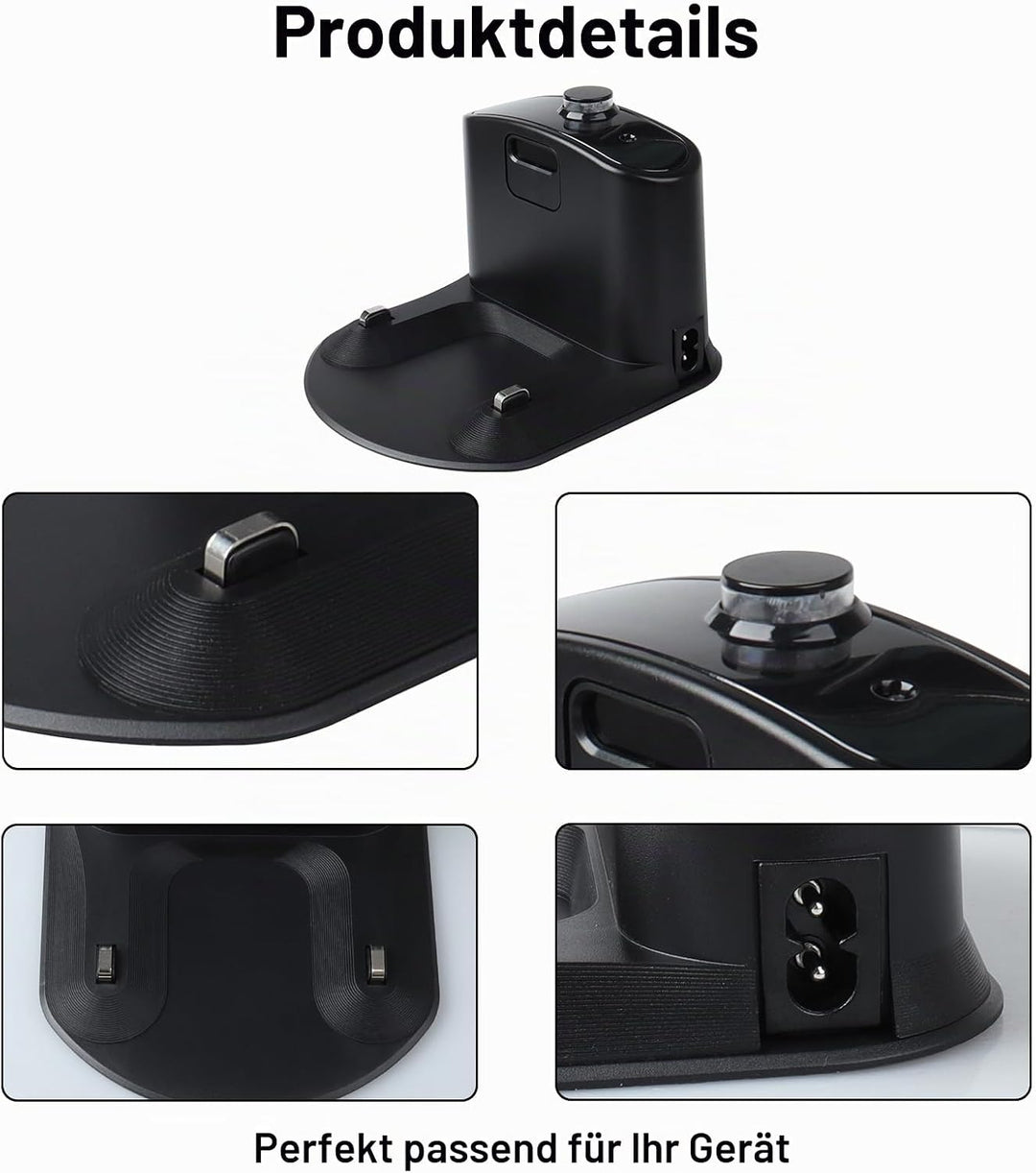 Dock-Ladestation für Roomba, Ersatz-Roomba-Dockingstation, kompatibel mit Staubsaugern der Serien iR