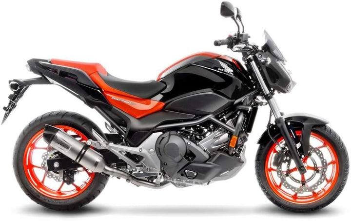 Endschalldämpfer/Auspuffanlage LeoVince SLIP-ON SBK LV ONE EVO, Edelstahl, Carbon Kappe, mit Zulassu