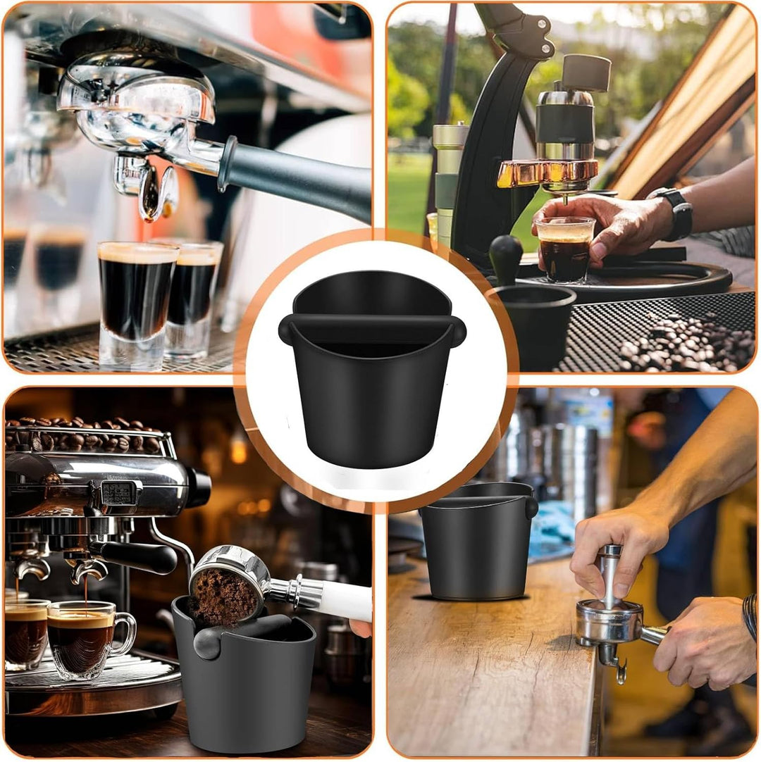 AbklopfbehäLter FüR SiebträGer Knock Box SiebträGer, Knock Box für Kaffeesatz mit spezieller geräusc