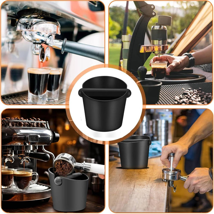 AbklopfbehäLter FüR SiebträGer Knock Box SiebträGer, Knock Box für Kaffeesatz mit spezieller geräusc