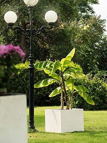 Pflanzwerk® Pflanzkübel Cube Sand 30x34x34cm *Frostbeständiger Blumenkübel* *UV-Schutz* *Qualitätswa