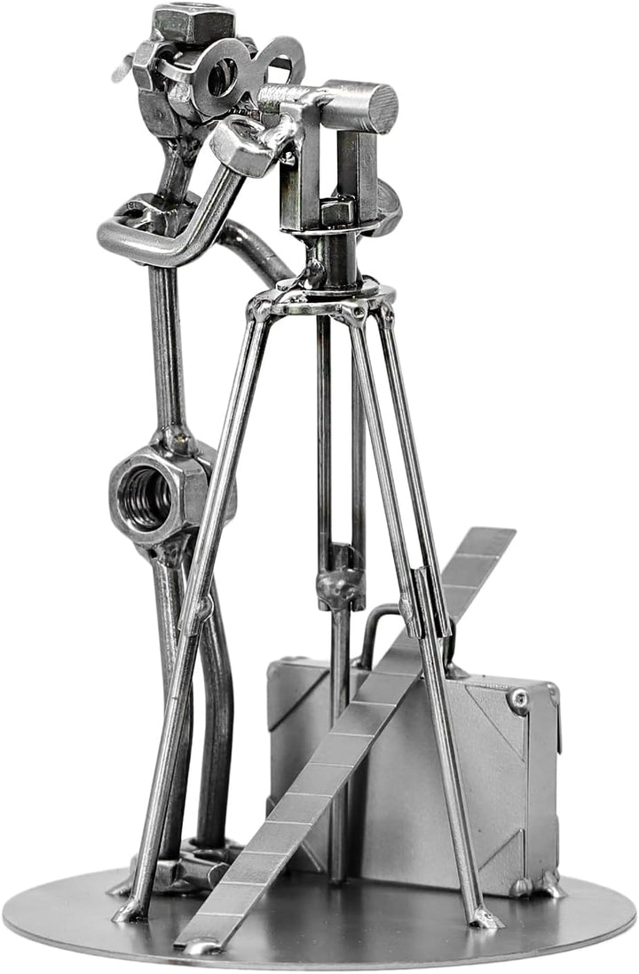 Schraubenmännchen Vermessungstechniker I Handarbeit I Geschenkidee I Metallfigur I Metallmännchen I