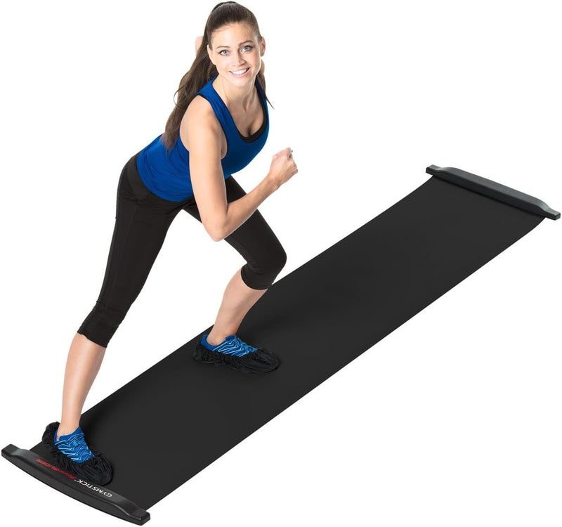 Gymstick Power Slider Board, Ganzkörpertrainer inkl. Übungsanleitung, 180 cm