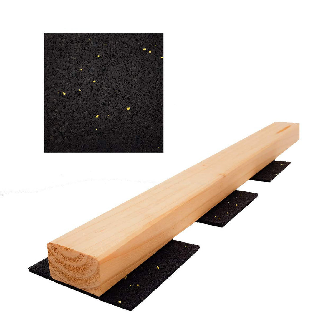 150 Stück - 3 mm 90 x 90 mm Terrassenpad, Terrassenpads, Gummigranulat, Terrassenbau (7er Pack (1050