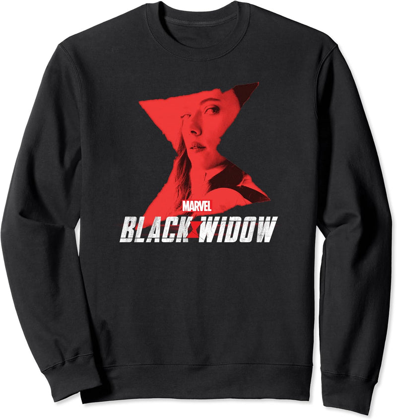Marvel Black Widow Natasha Romanoff Hourglass Sweatshirt