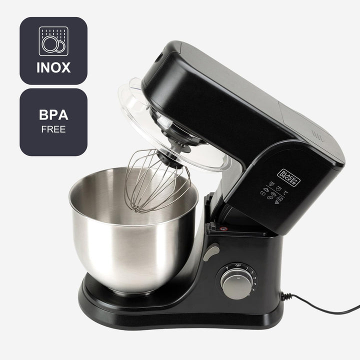 BLACK+DECKER BXJBA350E - Standmixer, Pulse-Funktion, 1,5 l Kunststoffbehälter, 4-Edelstahl-Messer, a