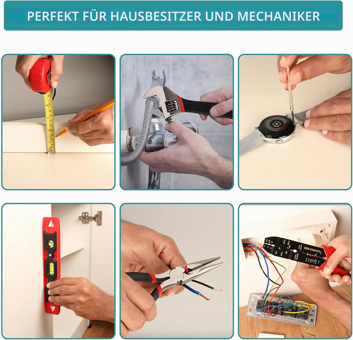 Handliches Reparaturwerkzeug-Set, 160 Stück