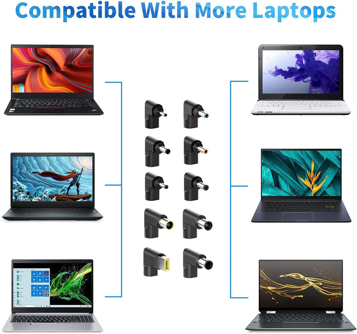 CYD 90W Ladekabel-Laptop-Universal für Ladegerät Asus HP Lenovo Sony Medion Akoya Acer Aspire Notebo