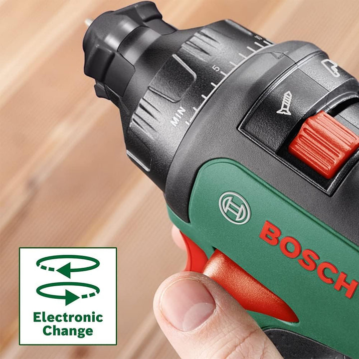Bosch Home and Garden Bosch Akkuschrauber AdvancedDrill 18 Set (2 Akkus, 18 Volt System, 3 Aufsätze,