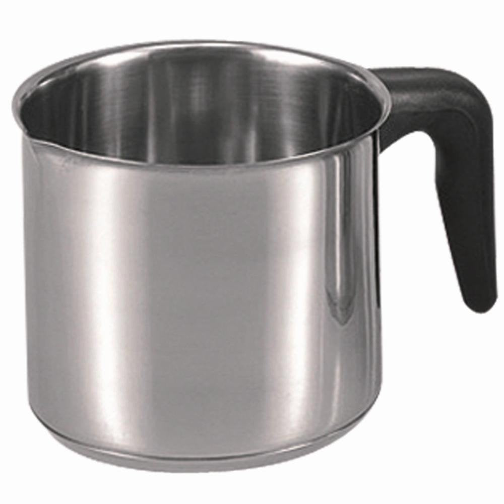 E517068 Milchtopf 12cm Edelstahl/Ausguss