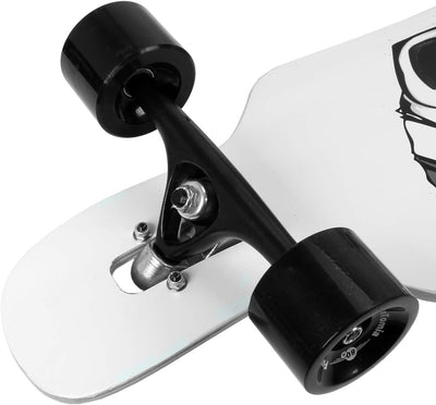 FunTomia Longboard mit 3 Flex Stufen Drop Through Cruiser Komplettboard Mach1 Speed Kugellager T-Too