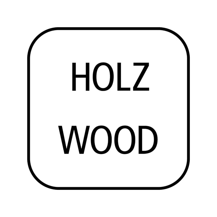 APS Serviergestell mit Zwei Körben und Holzgriff - 2-stufige Etagere aus Metall, Schwarz, Höhe 48 cm