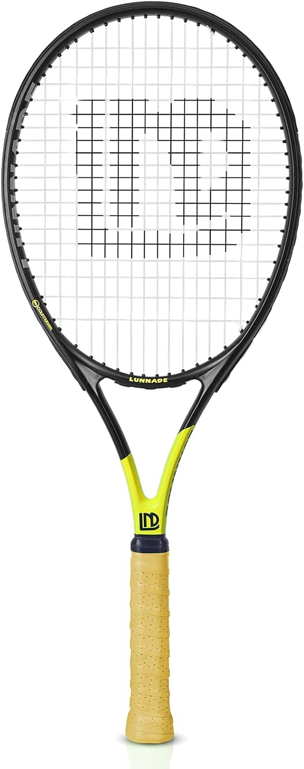 LUNNADE Tennisschläger für Erwachsene, 27 Zoll Leicht Tennisschläger mit Hülle, Geeignet für Damen H