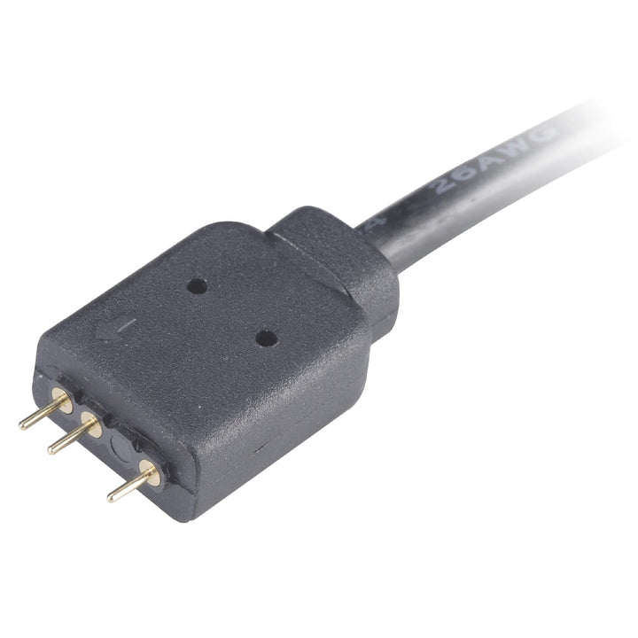 Akasa Adressierbarer RGB LED Verlängerungskabel, 1 zu 3 aRGB LED Y Verteiler Kabel, 3 Pin Anschluss,