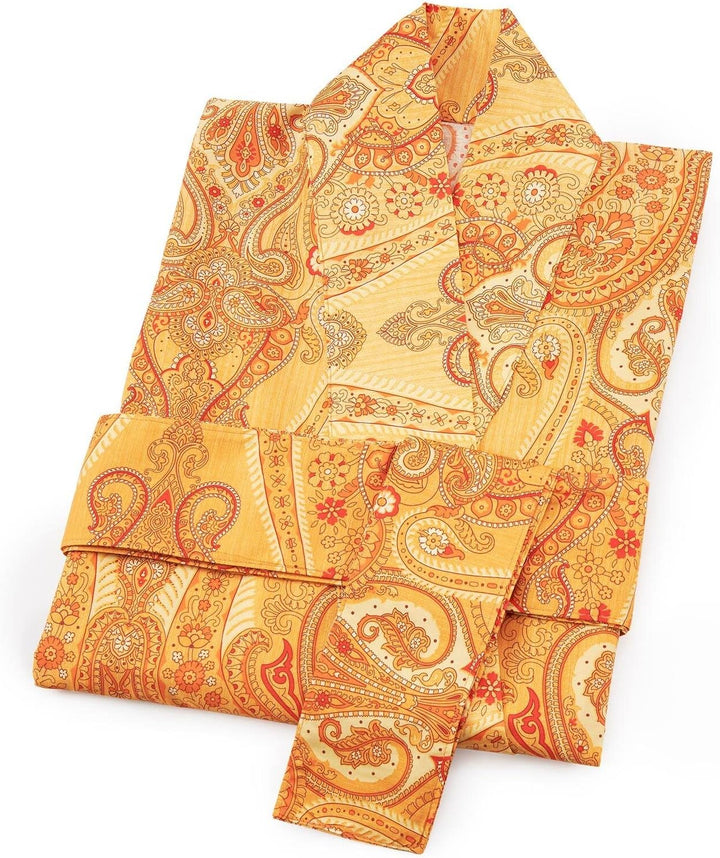 Bassetti RAGUSA Kimono, Baumwolle, Gold, S-M S-M Gold, S-M Gold