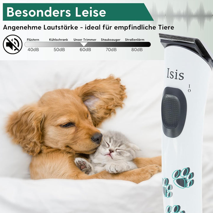 Agrarzone Edition Aesculap Isis Hundeschermaschine - Inklusive Ersatz Scherkopf - Pfotentrimmer leis