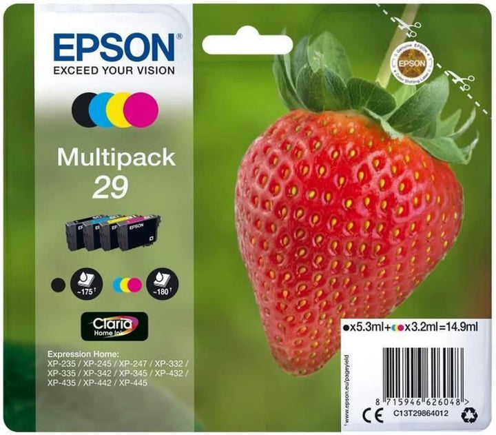 Epson C13T29864022 - Multipack 4-COL.29 Home Ink - Blck/Y/CY/MG Standard RF+AM