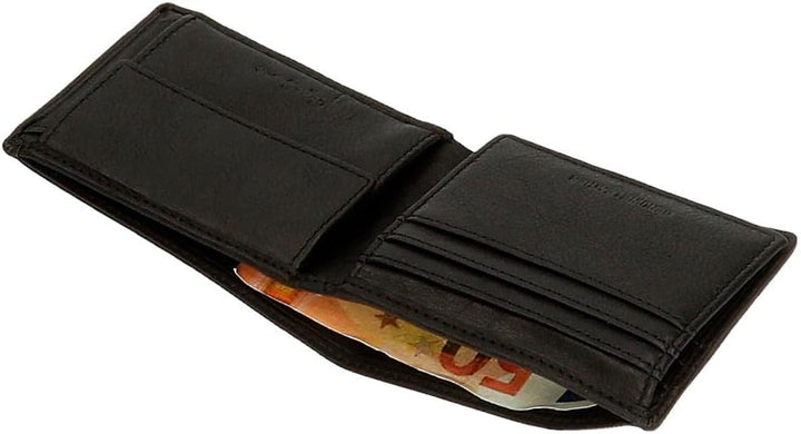 Pepe Jeans adge Schwarz Abzeichen-Geldbörse, Schwarz Abzeichen-Geldbörse