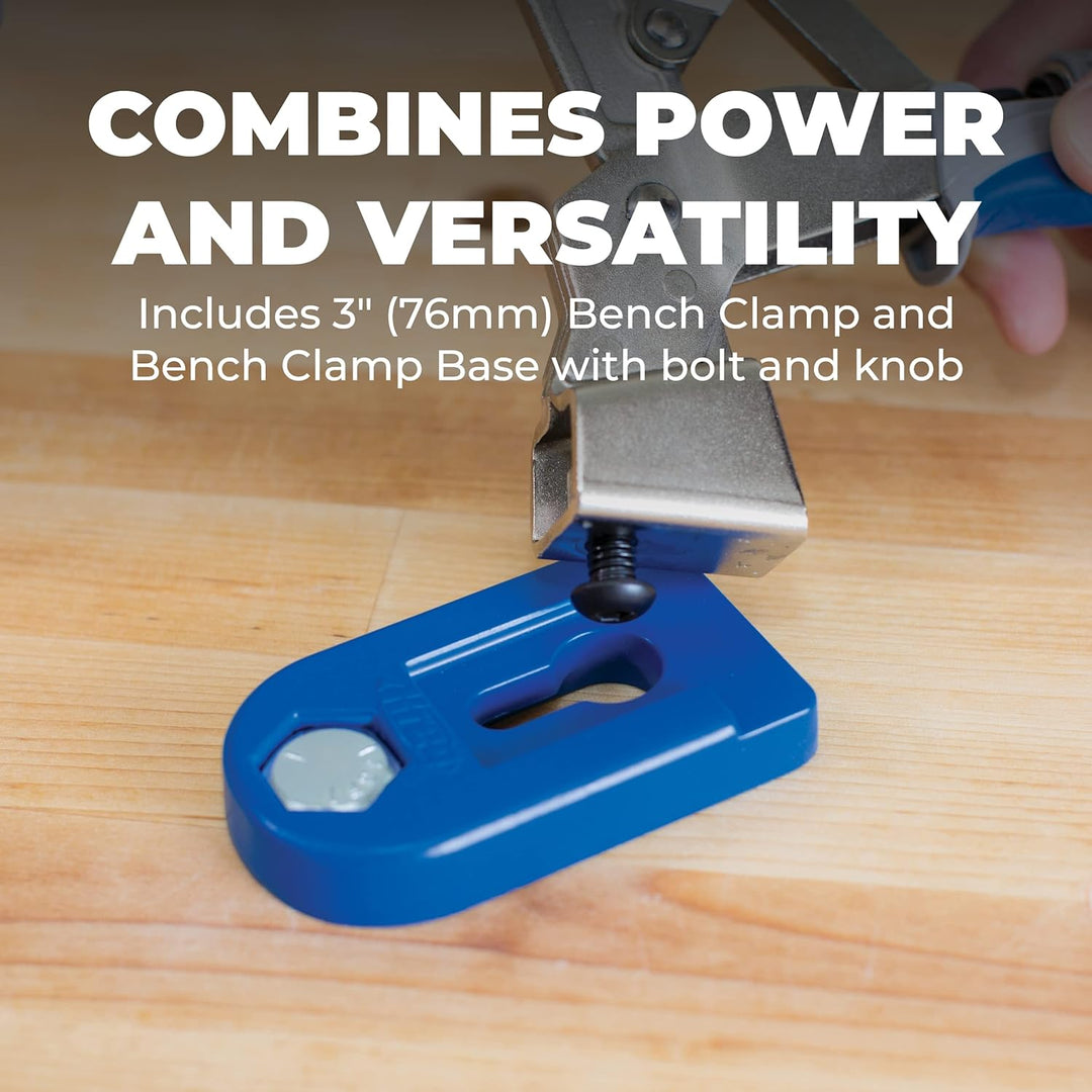 KREG® Bankklemme mit Bankklemmfuss Blau