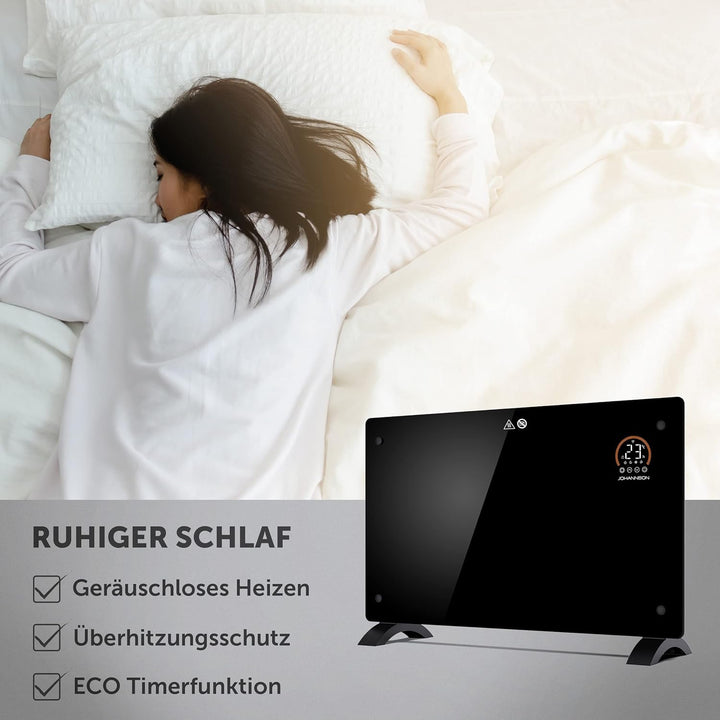 Elektroheizung mit Thermostat Aurora | Smart Home Heizung | Heizung elektrisch energiesparend | Elek