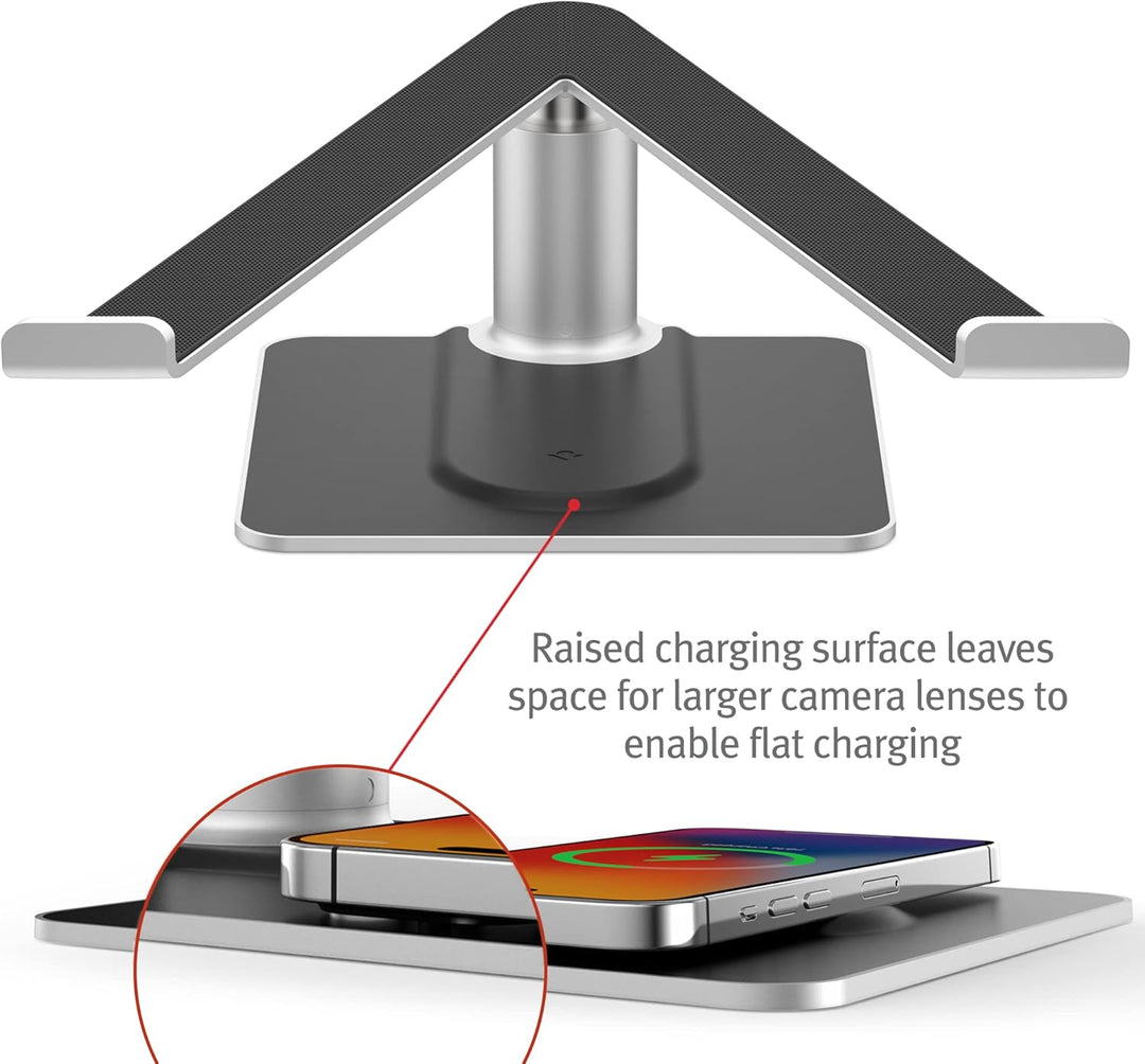 Twelve South HiRise Pro für Laptops und MacBooks | Ergonomischer, höhenverstellbarer Ständer mit kab