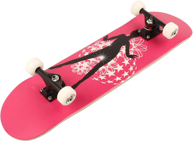 FunTomia Skateboard mit ABEC-9 Kugellager Rollenhärte 100A und 100% 7-lagigem kanadisches Ahornholz