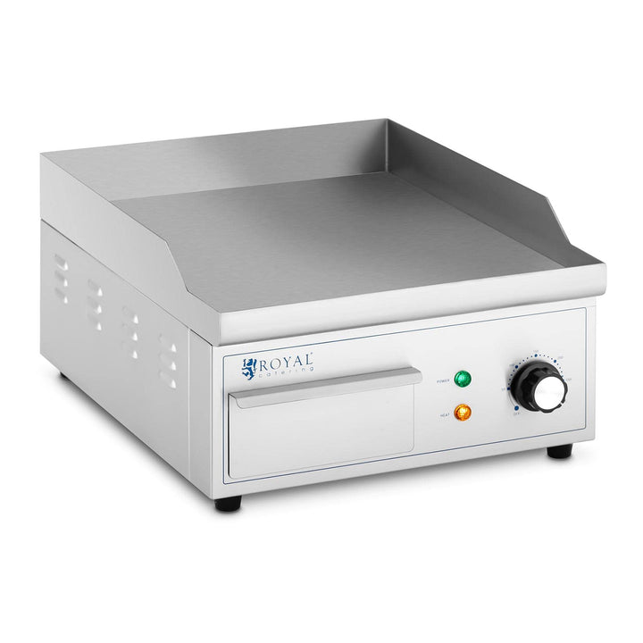 Royal Catering RCPG45-S Elektro Grillplatte 350 x 380 mm glatt 2.000 W Griddleplatte Bratplatte Grid