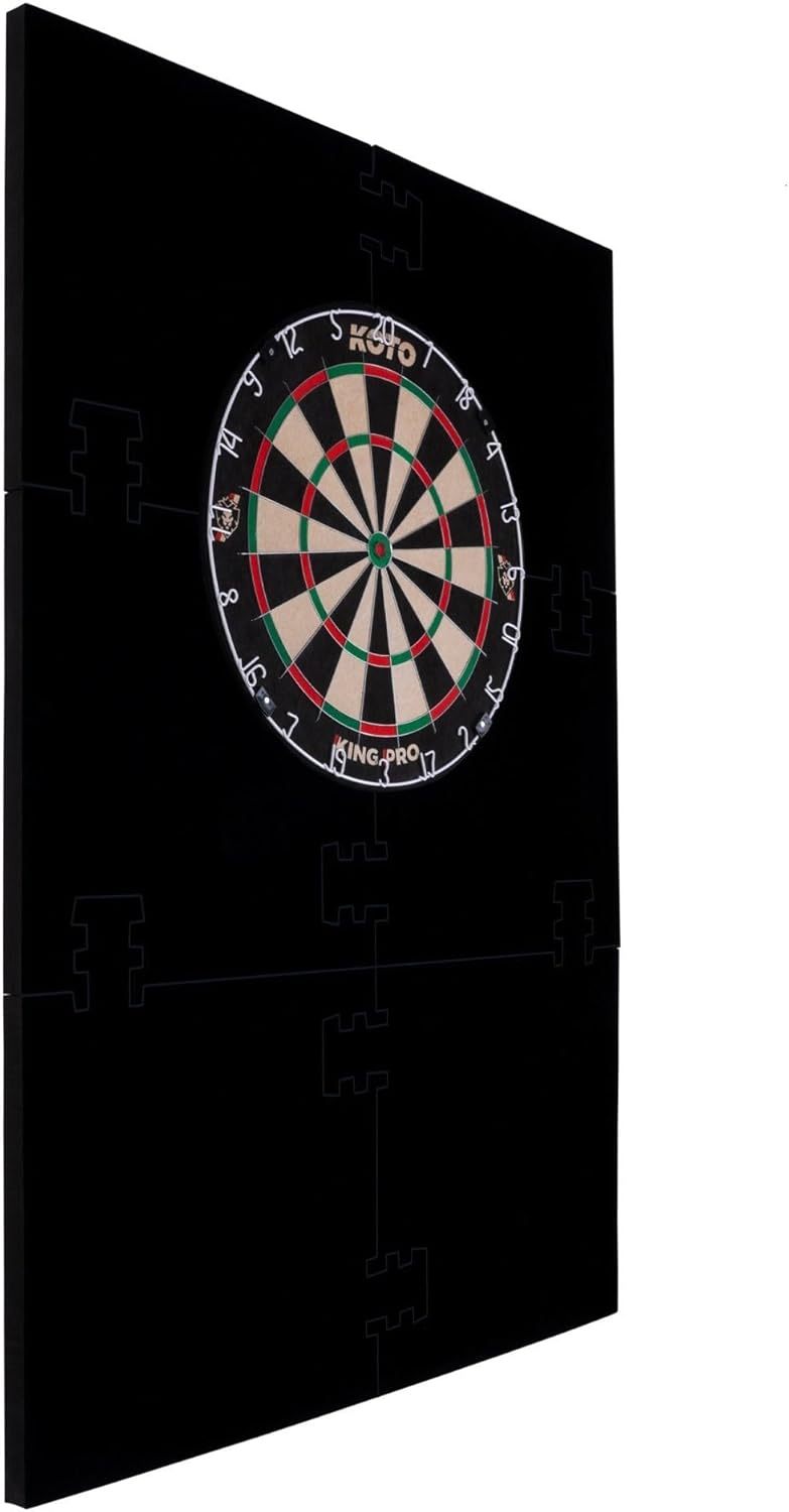KOTO - 4pcs. Dart Surround, langlebige Dart wandschutz, verhindert Schäden, Eva 6PCS Quadrat Rot, 6P