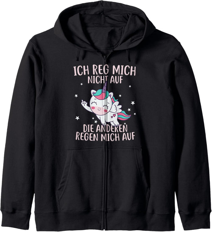 Ich Reg Mich Nicht Auf Die Anderen Regen Mich Auf Sprüche Kapuzenjacke