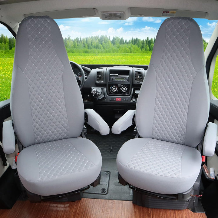 BREMER SITZBEZÜGE Mass Piloten Schonbezüge Sitzbezüge kompatibel mit Wohnmobil Camper Hymer Ducato W